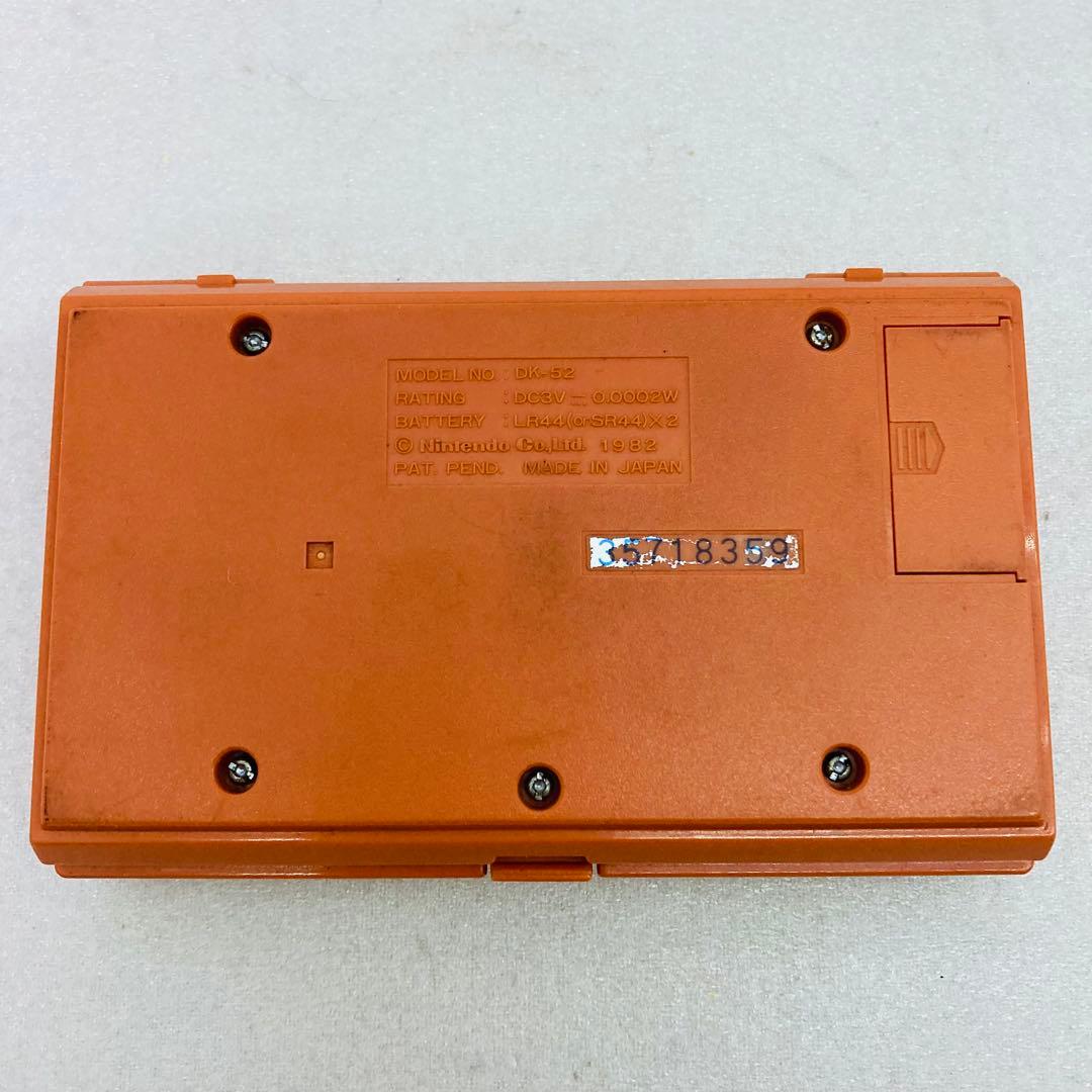 【動作確認済み/激レア】ゲームウォッチ ドンキーコング 任天堂 1982年製