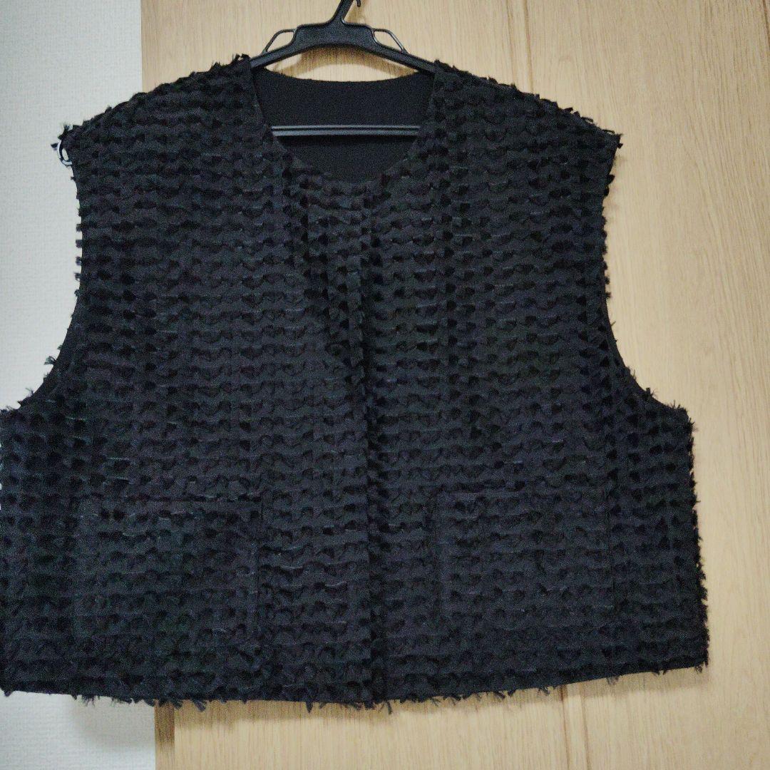 ジプソフィア gypsohila Crystal Gilet ブラック　ジレ