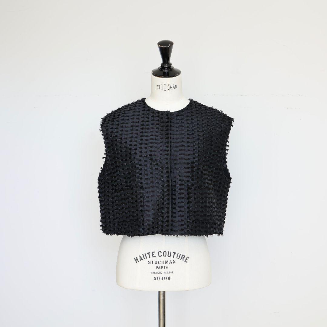 ジプソフィア gypsohila Crystal Gilet ブラック　ジレ