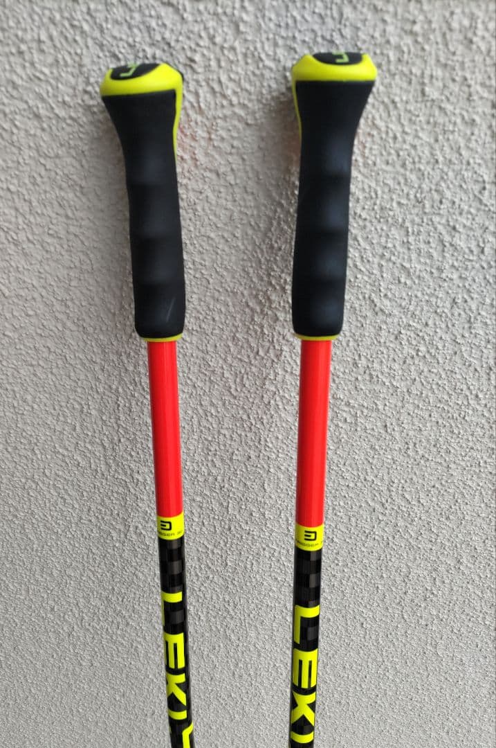 保管品 LEKI WCR GS GS 3Dポール 120cm