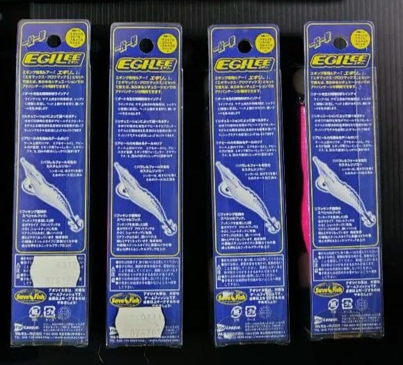 エコギア　フィッシュリーグ　エギリー　EGILEE　3.0号 4本　廃盤