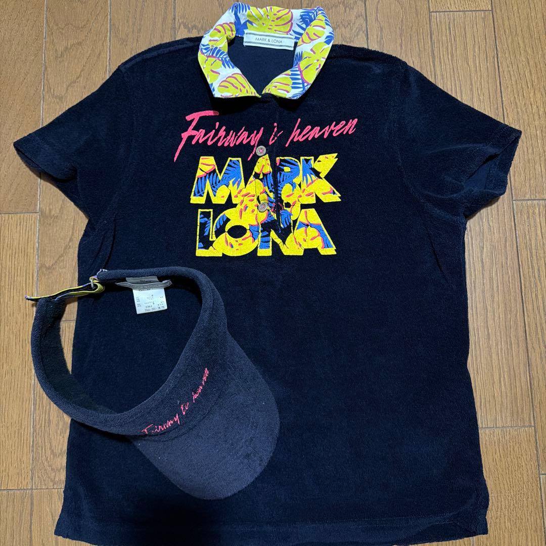 MARK & LONA ポロシャツ サンバイザー セット