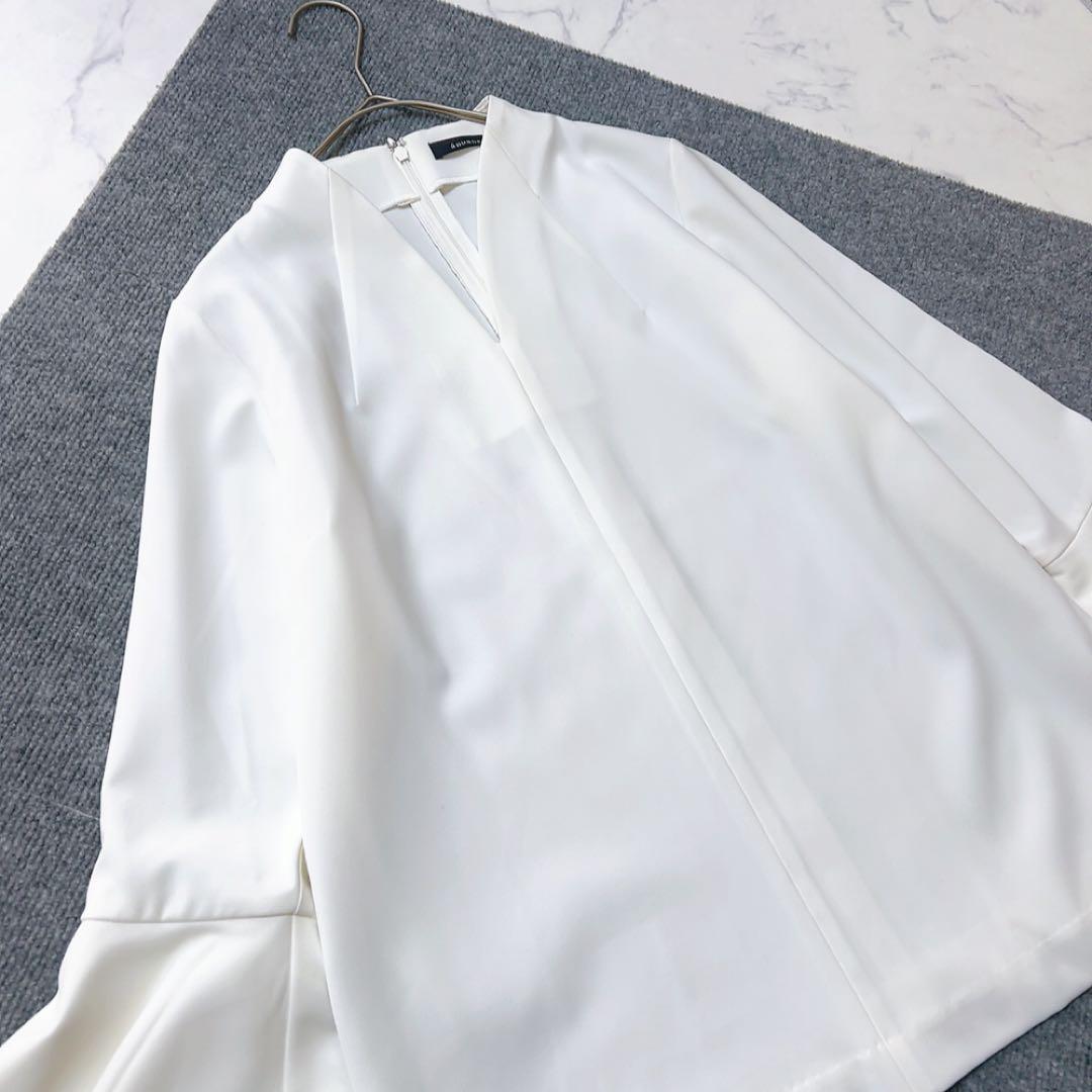 極美品✨️anuans アニュアンス / ラッフルスリーブブラウス