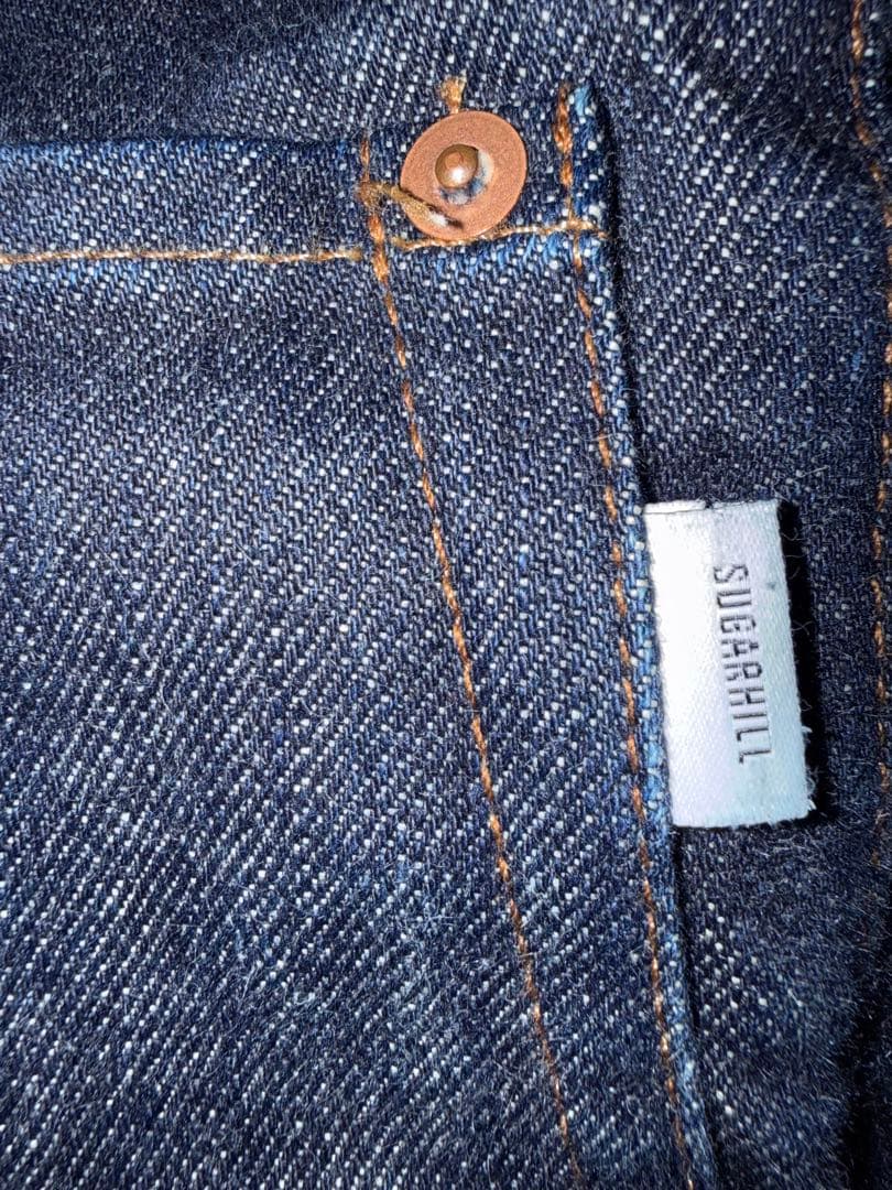 SUGARHILL×UNUSED DOUBLE KNEE DENIM PANTS