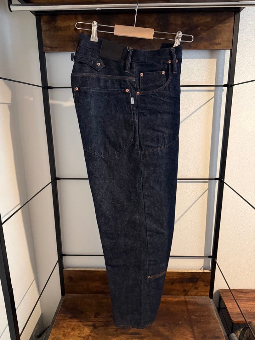 SUGARHILL×UNUSED DOUBLE KNEE DENIM PANTS