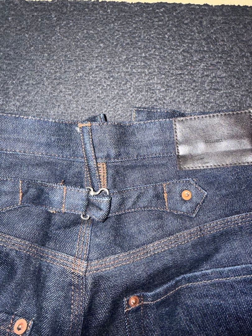 SUGARHILL×UNUSED DOUBLE KNEE DENIM PANTS