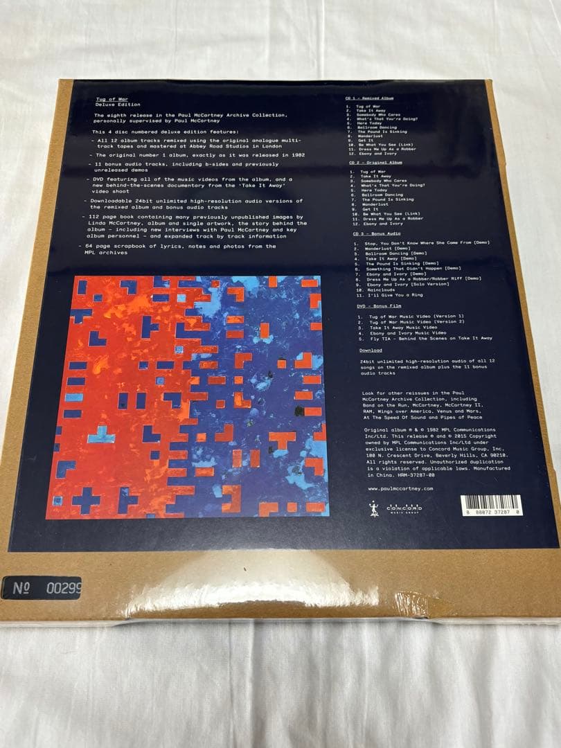 Paul McCartney Tug of War 限定版