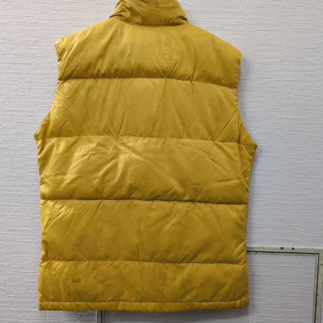 THE NORTH FACE 茶タグイエロー ダウンベスト Lサイズ