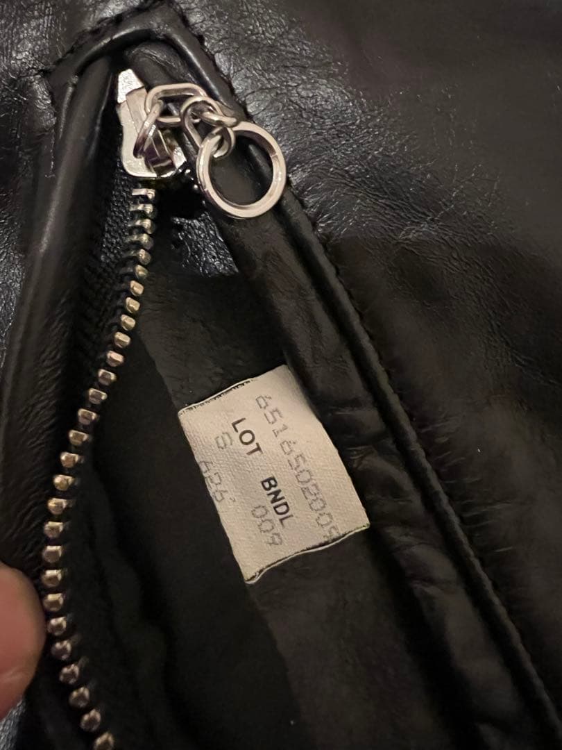 schott 626 レザーダブルライダースジャケット S ショット 618