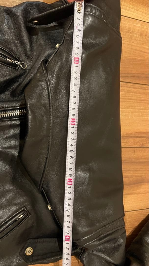 schott 626 レザーダブルライダースジャケット S ショット 618