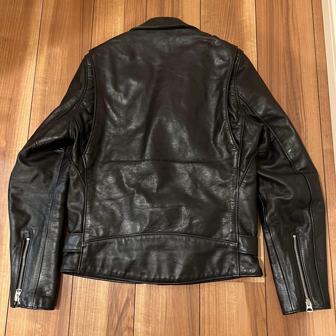 schott 626 レザーダブルライダースジャケット S ショット 618