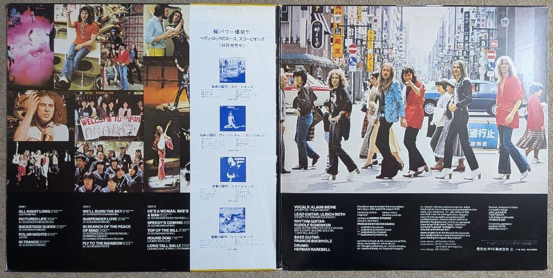 スコーピオンズ:東京テープスピード✳️国内帯付2LP