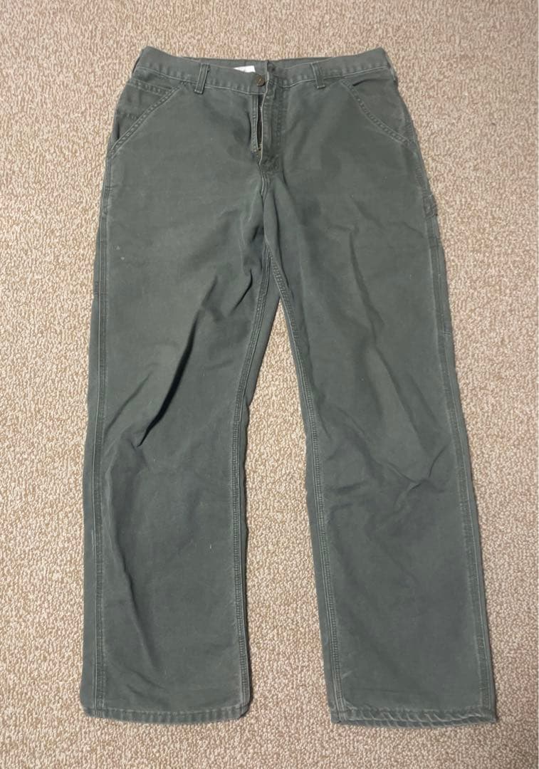 Carhartt ペインターパンツ モスグリーンW33×L32