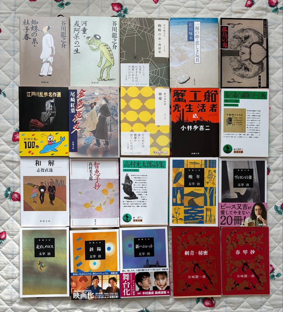 日本文学作品 文庫本 40冊