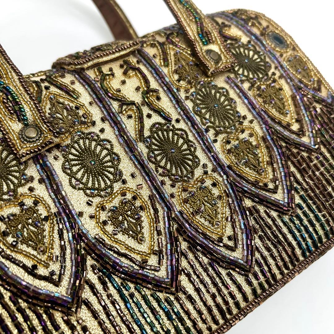 ビーズ刺繍ハンドバッグ 和装 洋装