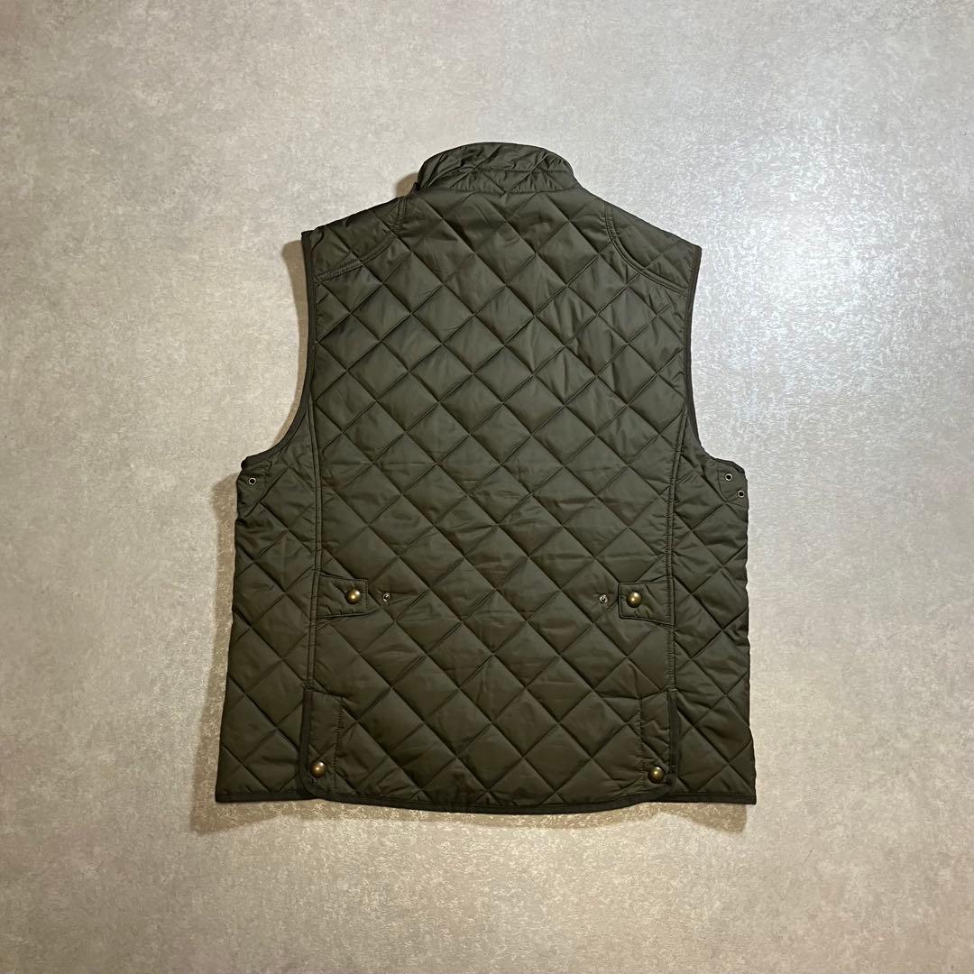 POLO Ralph Lauren キルティングベスト オリーブ ダブルジップ