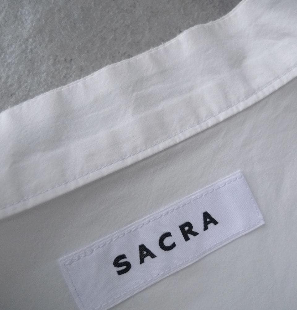 【SACRA】2,5万 スタンドカラーブラウス バンドカラーブラウス サクラ