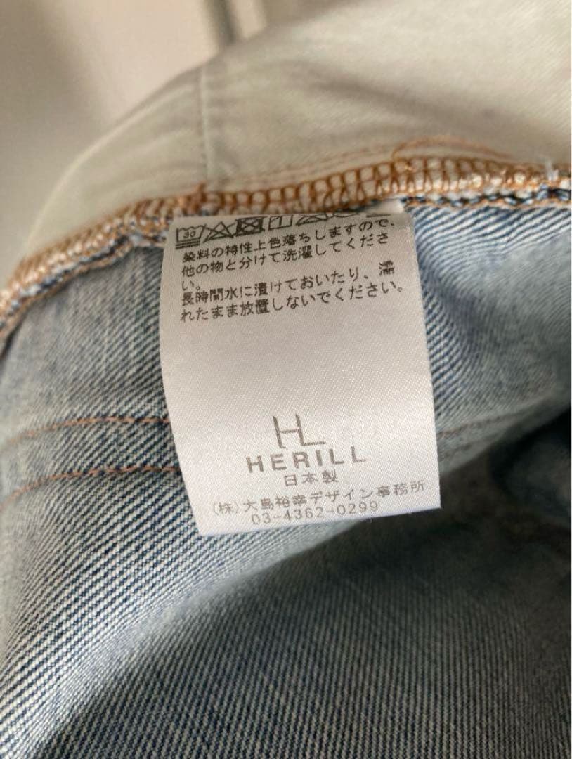 HERILL Denim Splash Tuck 4pk サイズ1 美品