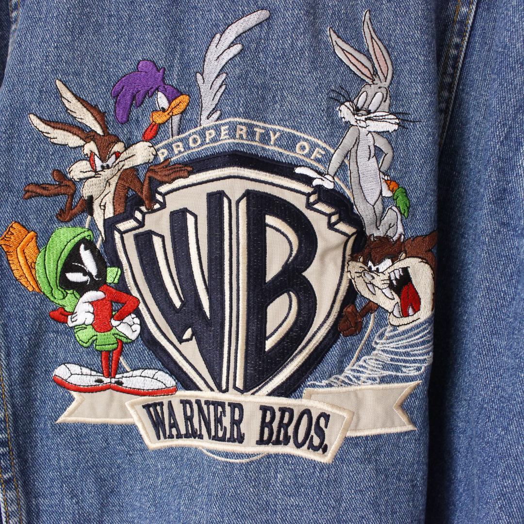 Lee 90's warner bros デニムジャケット Lサイズ 刺繡