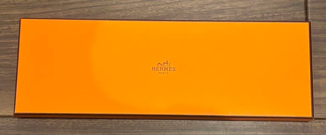 HERMES オレンジ ネクタイ