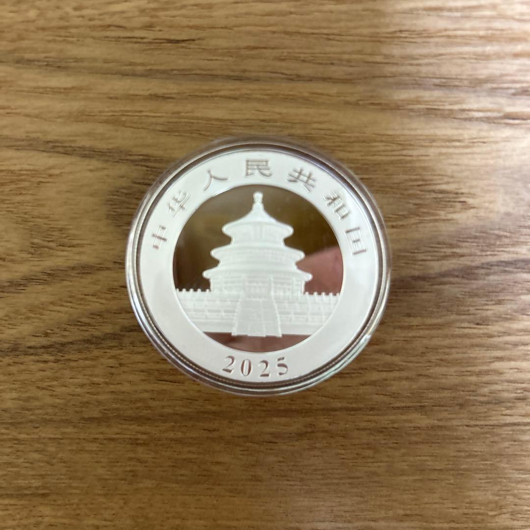純銀　2025 中国　パンダ　30g