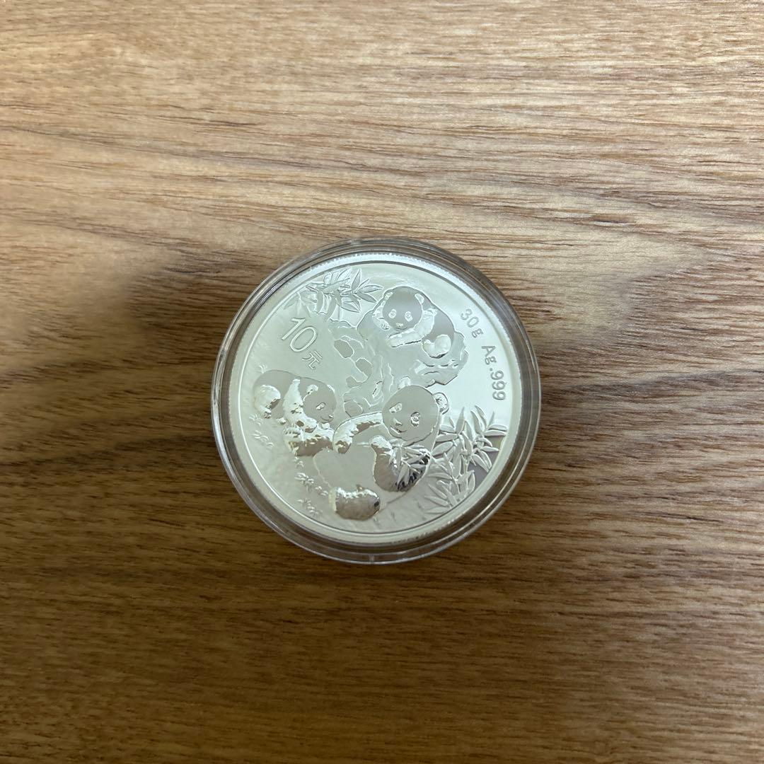 純銀　2025 中国　パンダ　30g