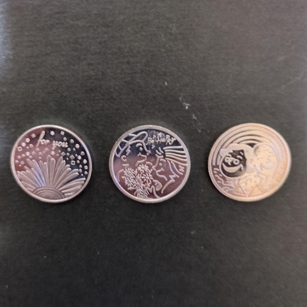 造幣局貨幣セット取り出し純銀メダル