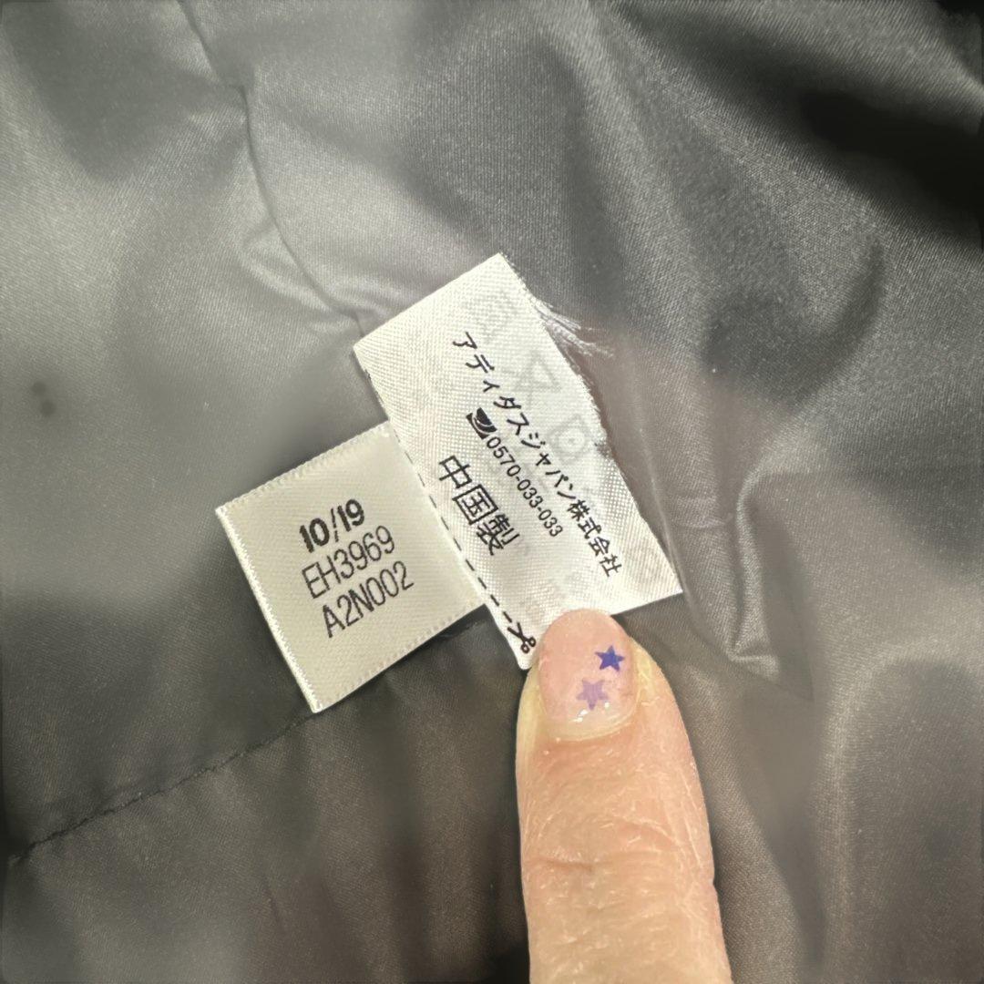 adidas ベンチコート ブラック