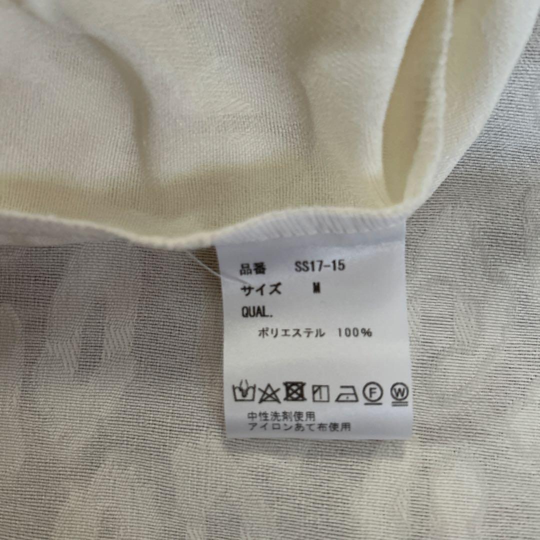 シンメ　SINME シャギーブラウス　白