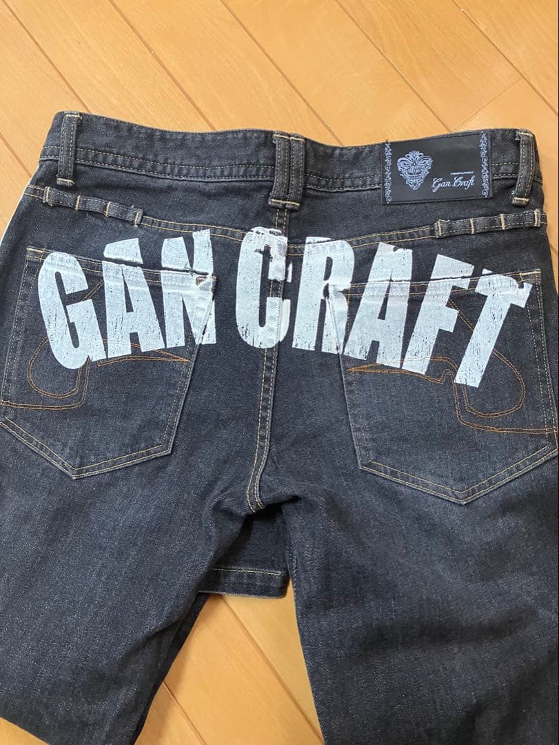 超希少品 GANCRAFT ガンクラフト　デニム　パンツ　ケツガン