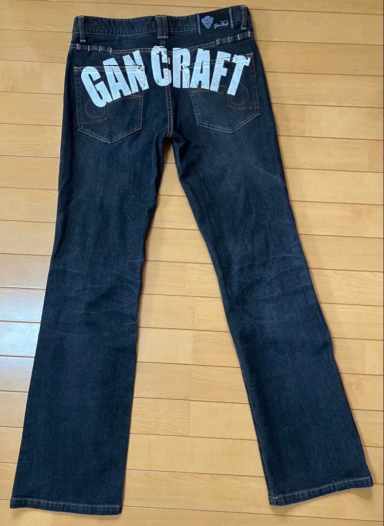 超希少品 GANCRAFT ガンクラフト　デニム　パンツ　ケツガン