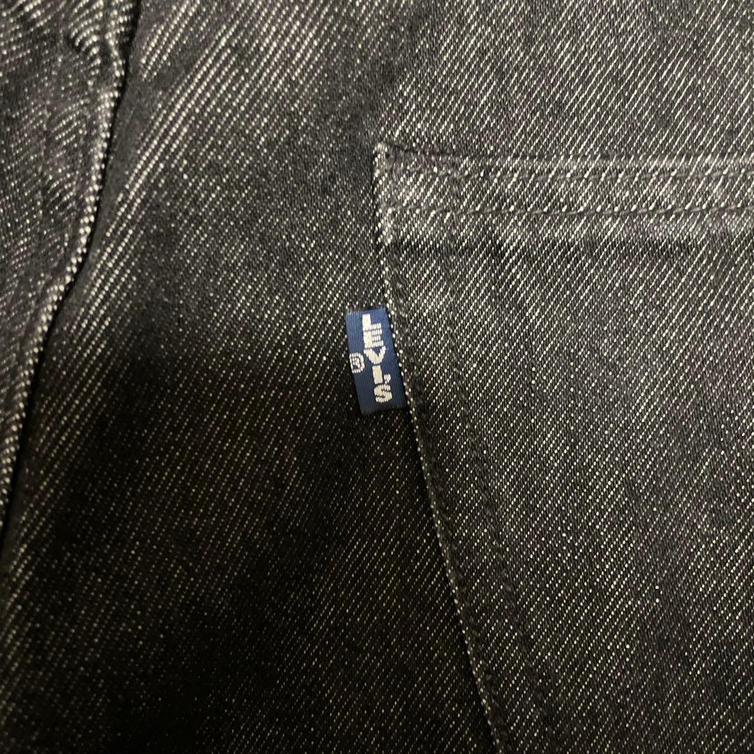 ブラック　デニムセットアップ　リーバイス　xl