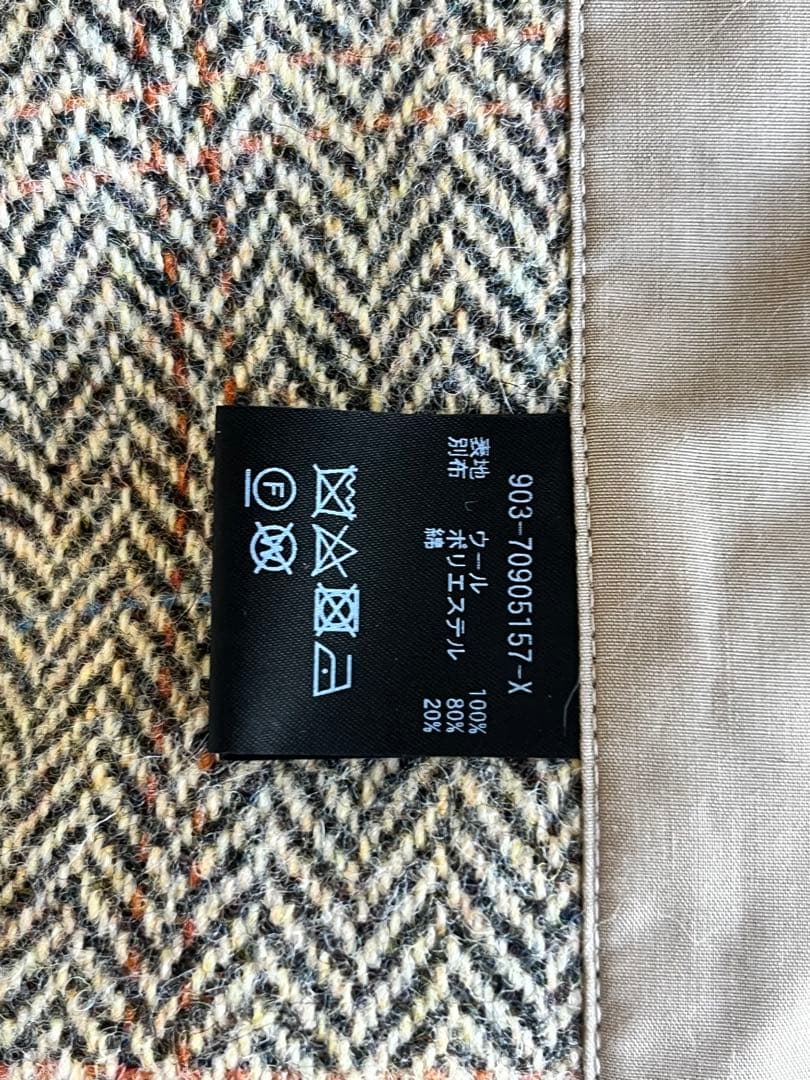 北欧、暮らしの道具店 よしいちひろさんコラボ ヘリンボーンベスト