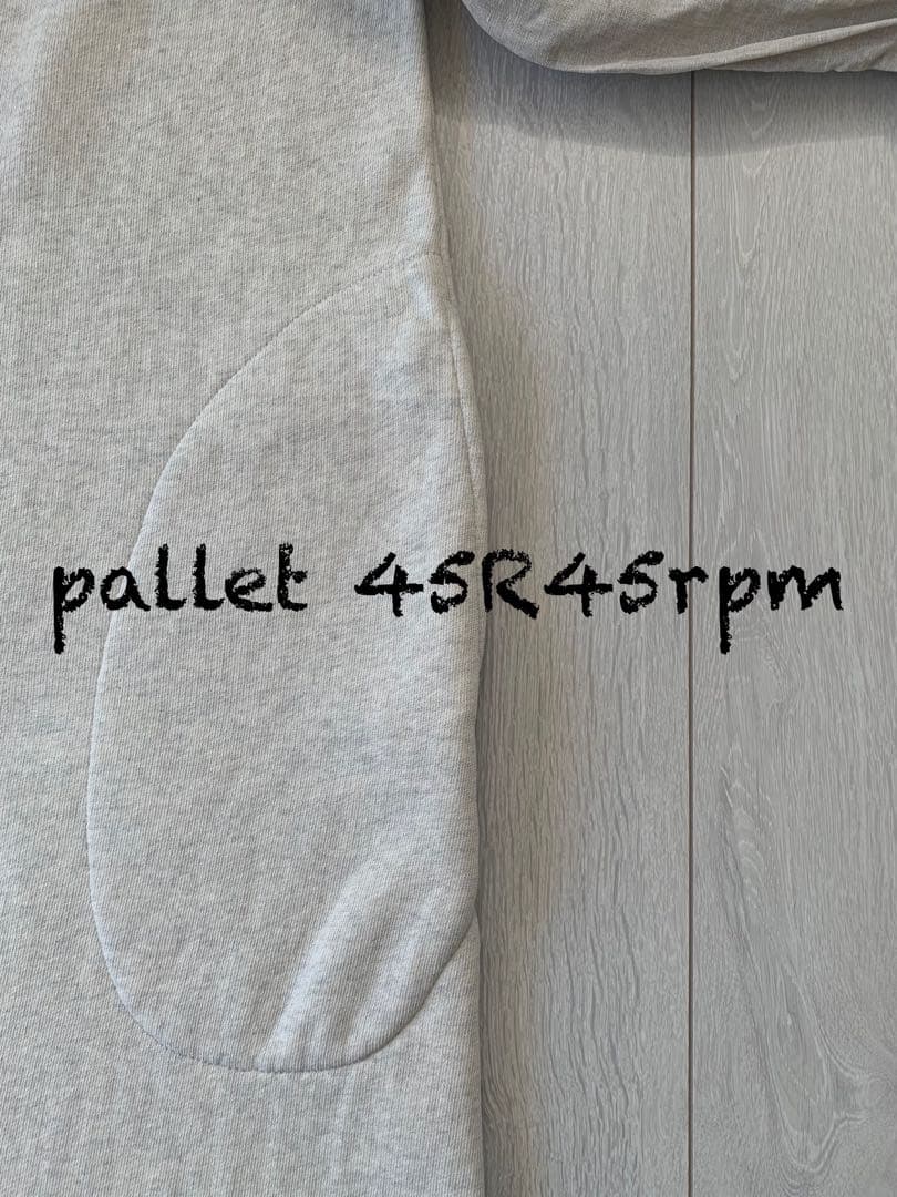45R45rpm 裏毛deフラワー刺繍のパフ ドレス(トップ)