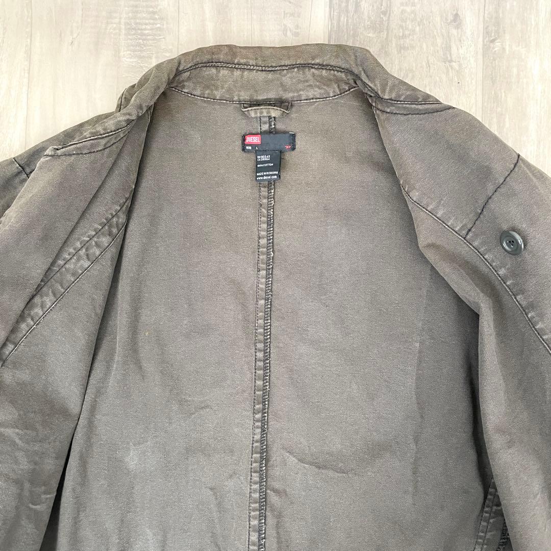 【大人気 早い者勝ち】DIESEL ディーゼル コート ブラウン L アウター