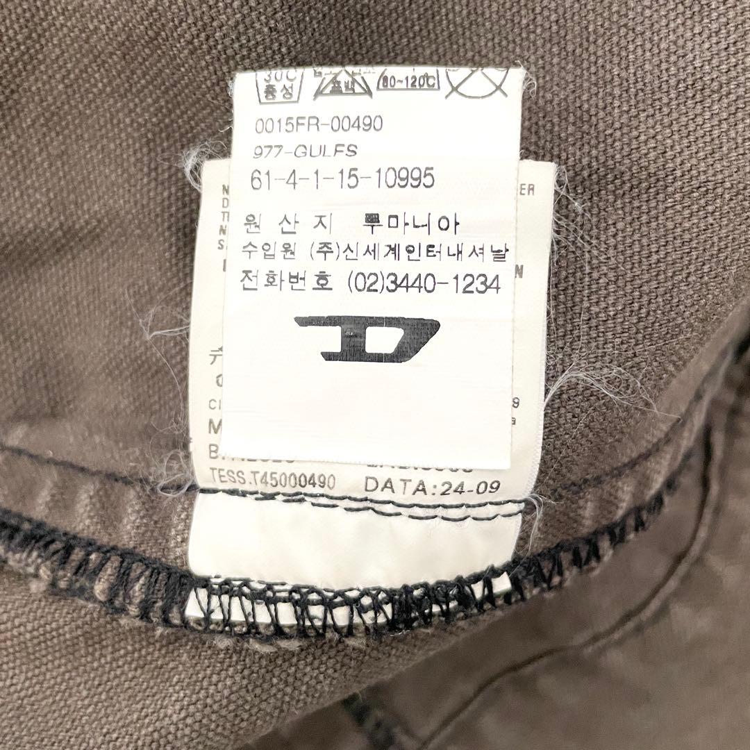 【大人気 早い者勝ち】DIESEL ディーゼル コート ブラウン L アウター