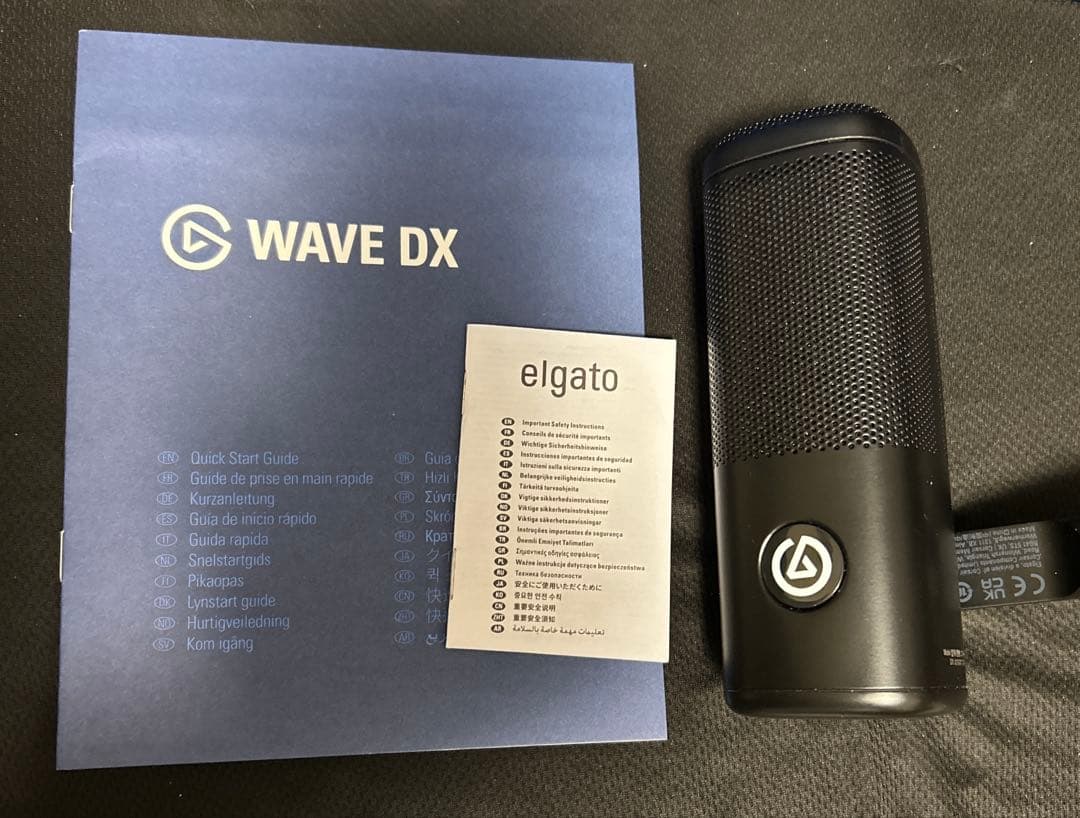 【動作確認済み】Elgato WAVE DX ダイナミックマイク ブラック