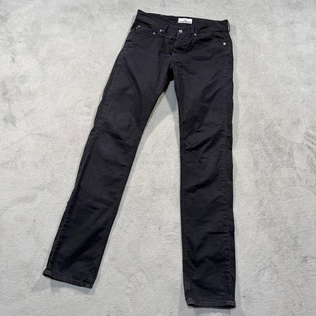 ストーンアイランド　6415J1BWN カーゴパンツ　黒　ブラック　29 黒