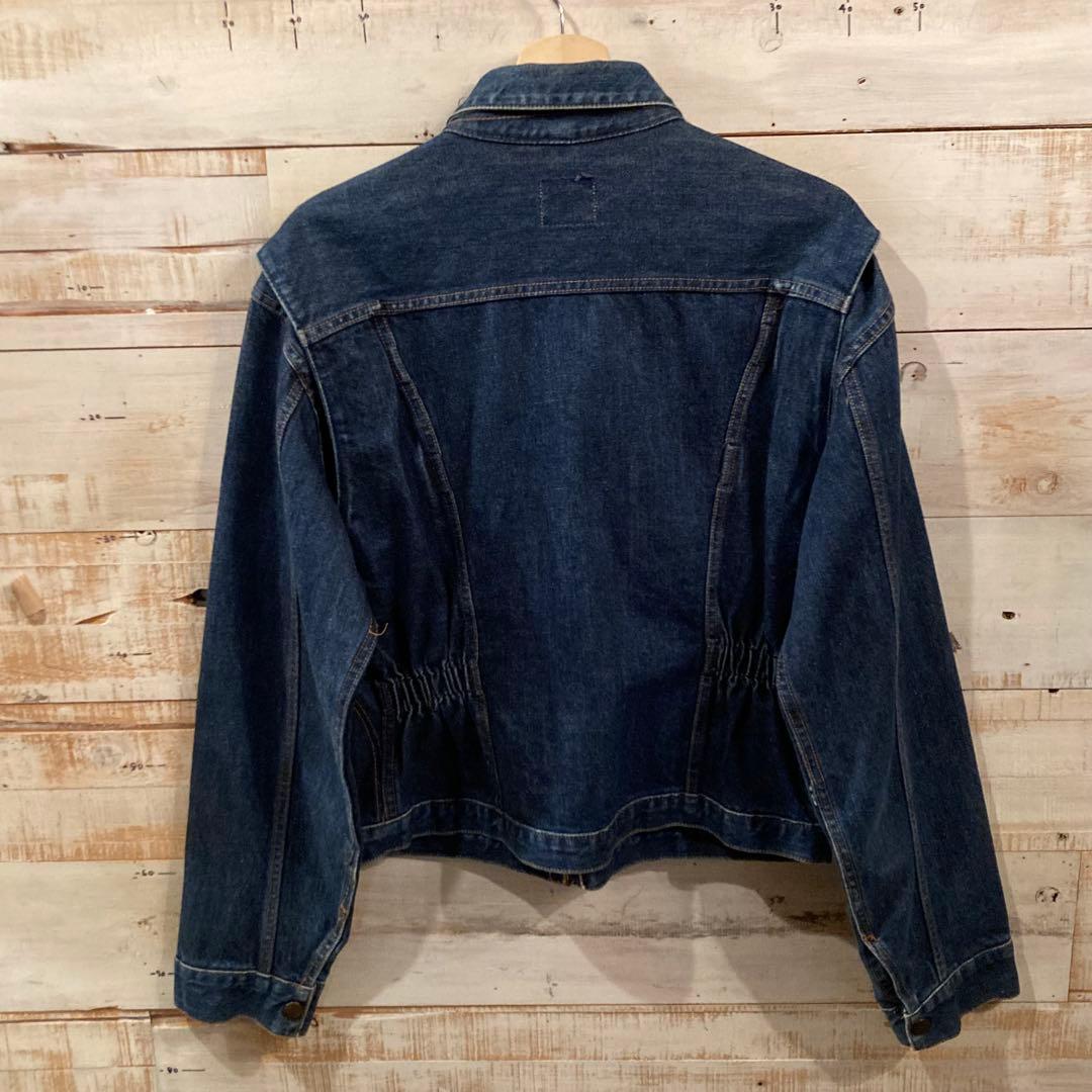 90s MAVERICK ジップ デニム ジャケット マーベリック 濃紺 L