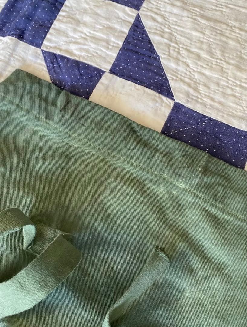 DEADSTOCK】40s us navy サルベージパンツ オーバーオール