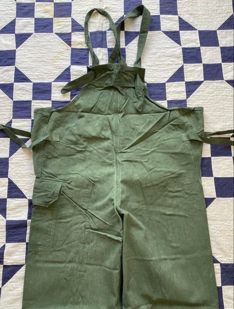 DEADSTOCK】40s us navy サルベージパンツ オーバーオール