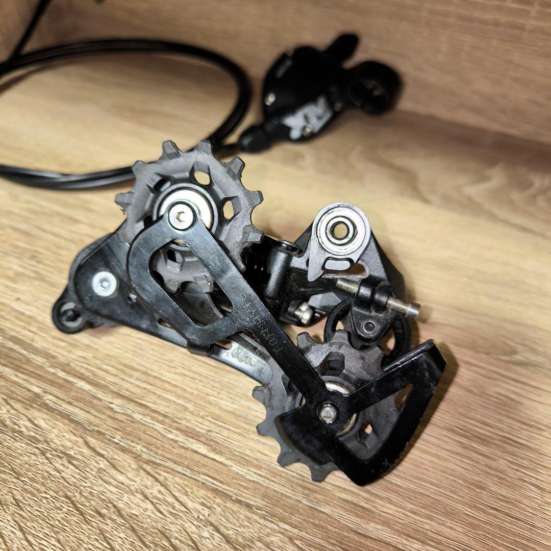 【低走行】SRAM NX 11s リアディレイラー ロングケーブル付
