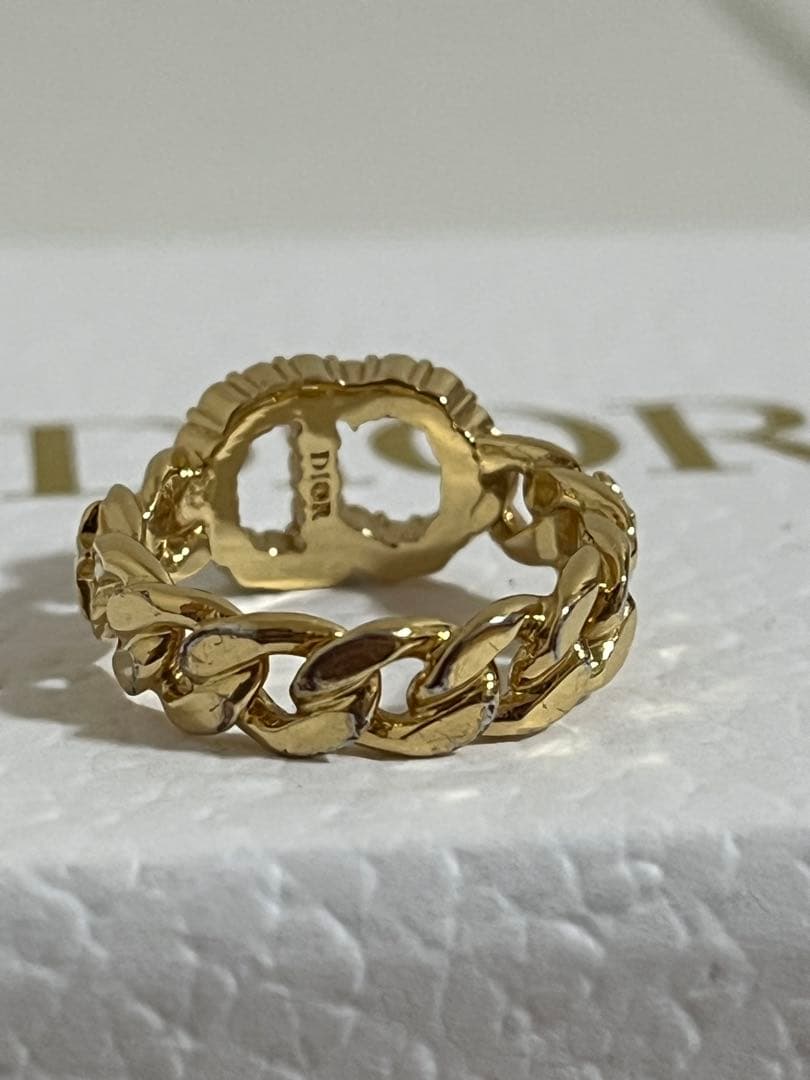 Dior クリスタル装飾リング