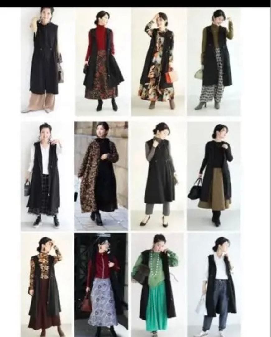CAWAII cawaii FRENCH PAVEロングジレ　フード付きジレ