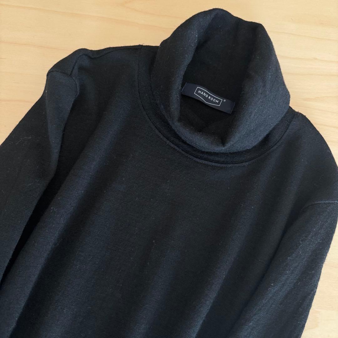 HAND ROOM WOMEN’S 天然生活 ジャージータートルネックワンピース