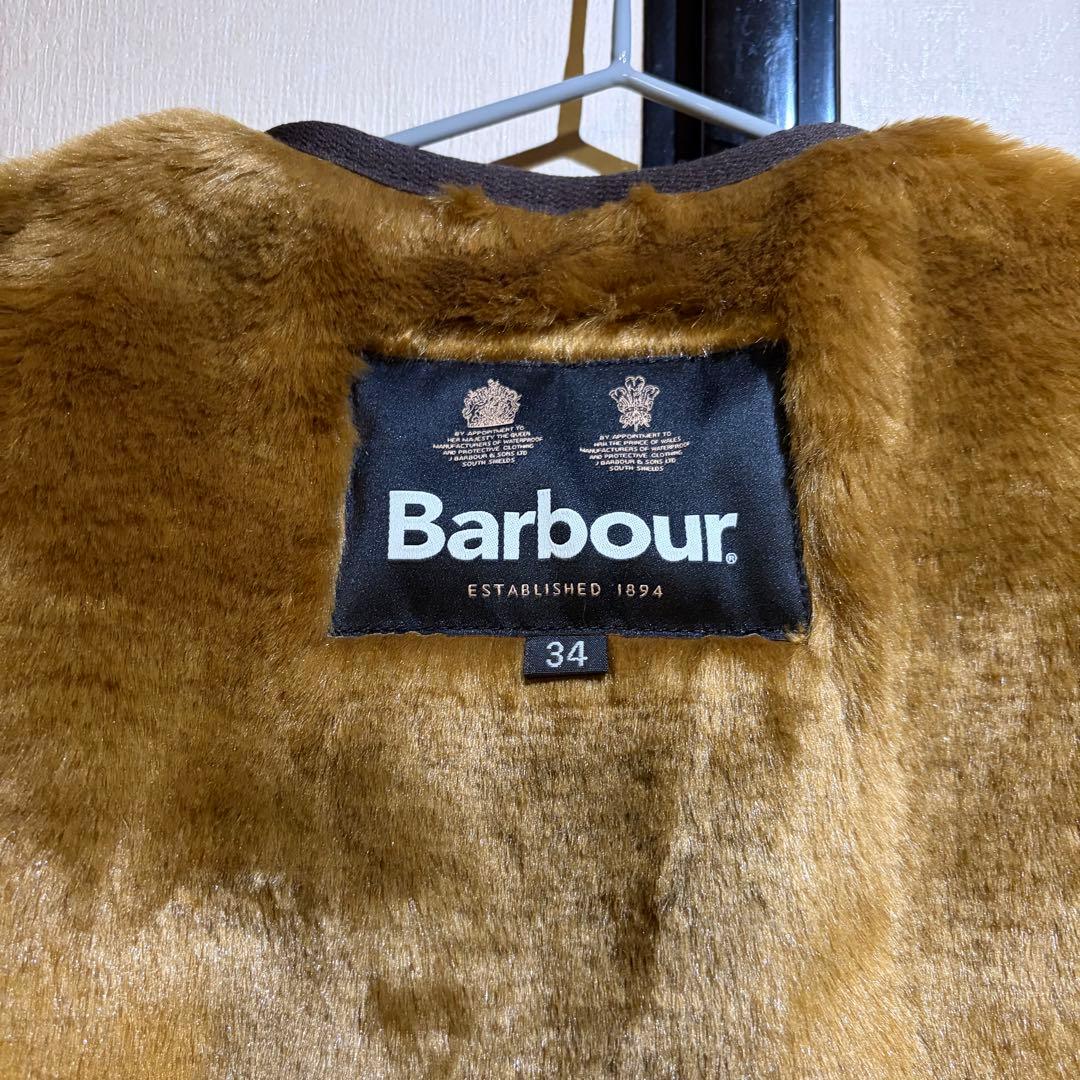 【新品未使用】Barbour バブアー ベスト　ファーライナー34