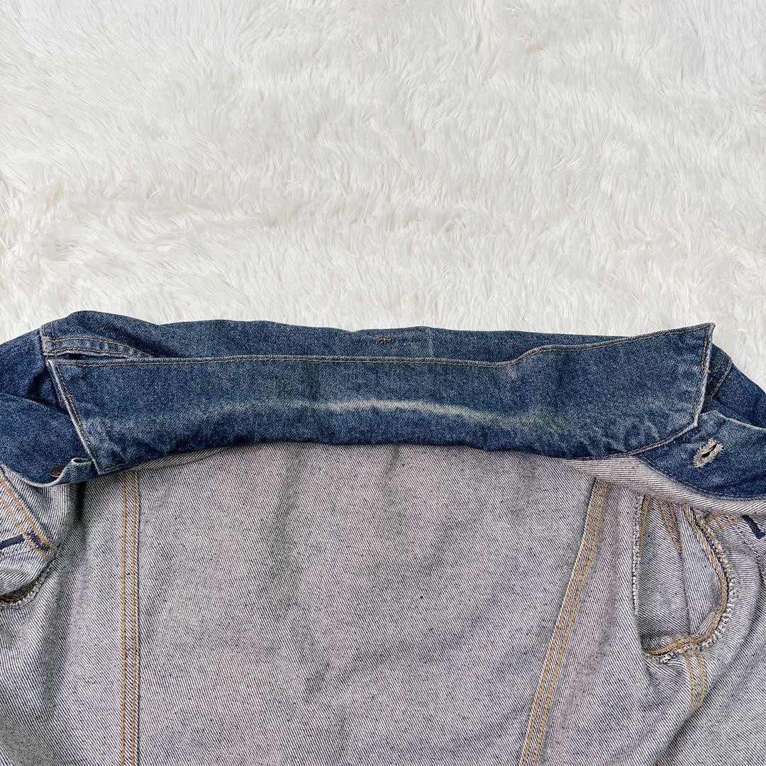 90s Levi's インディゴ 濃紺　ヴィンテージ　短丈　USA製　フォース