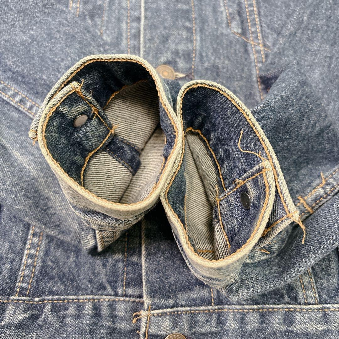 90s Levi's インディゴ 濃紺　ヴィンテージ　短丈　USA製　フォース