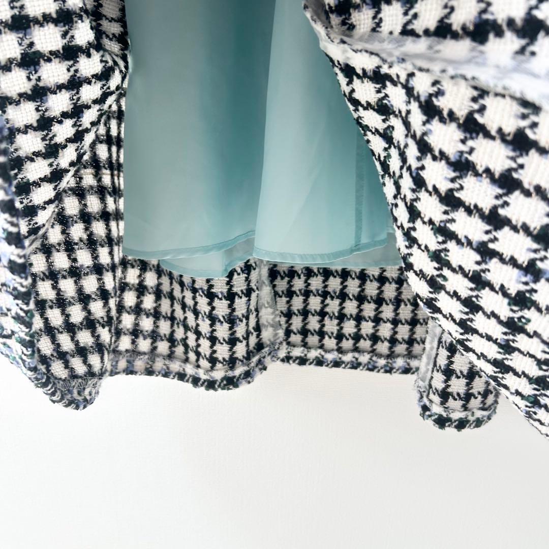 2025AW✨TOCCA FROSTED CHECK TWEED ドレス　6