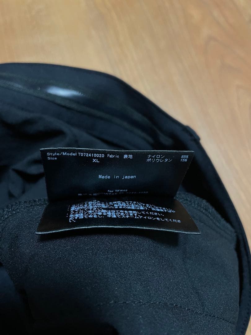 TFW49 アンクルスリムパンツ　ブラック　XL ゴルフ